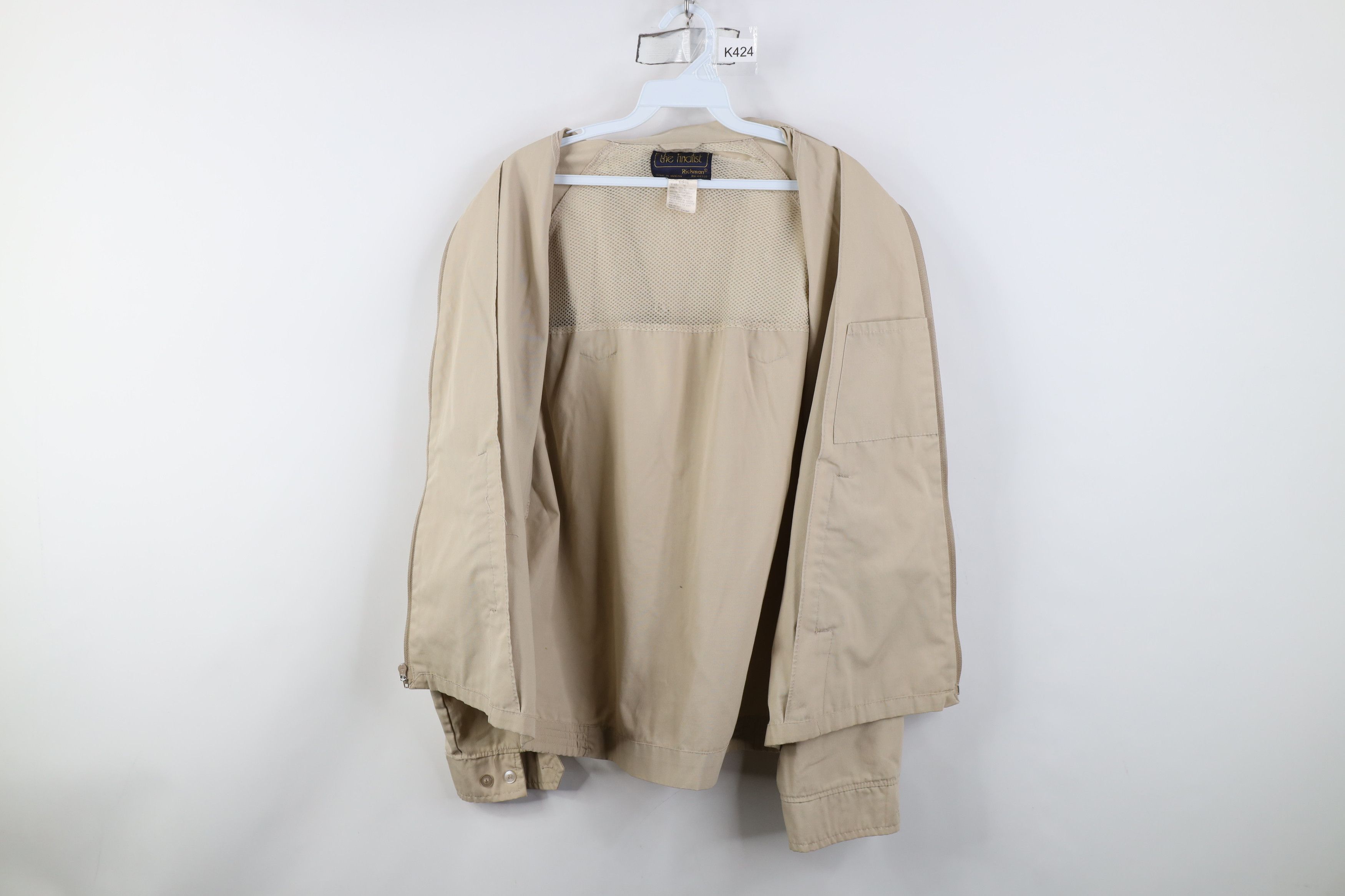 Vintage Vintage 70s Streetwear Cafe Racer Bomber Jacket Khaki Tan Size US M / EU 48-50 / 2 - 10 Thumbnail