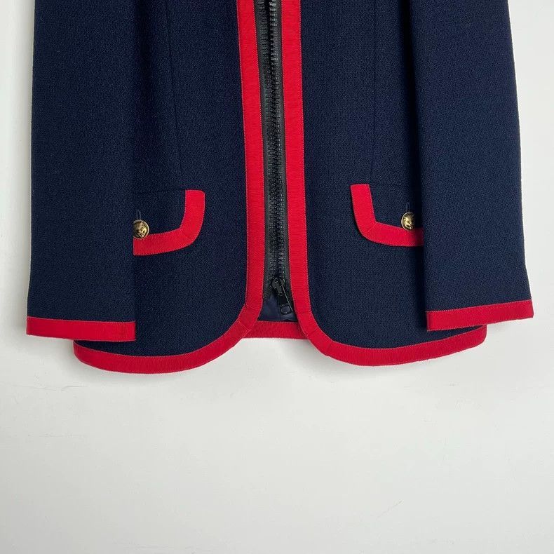 Gucci Classic Gucci Tiger Head Jacket with Red Trim-2506 Size US L / EU 52-54 / 3 - 3 Thumbnail