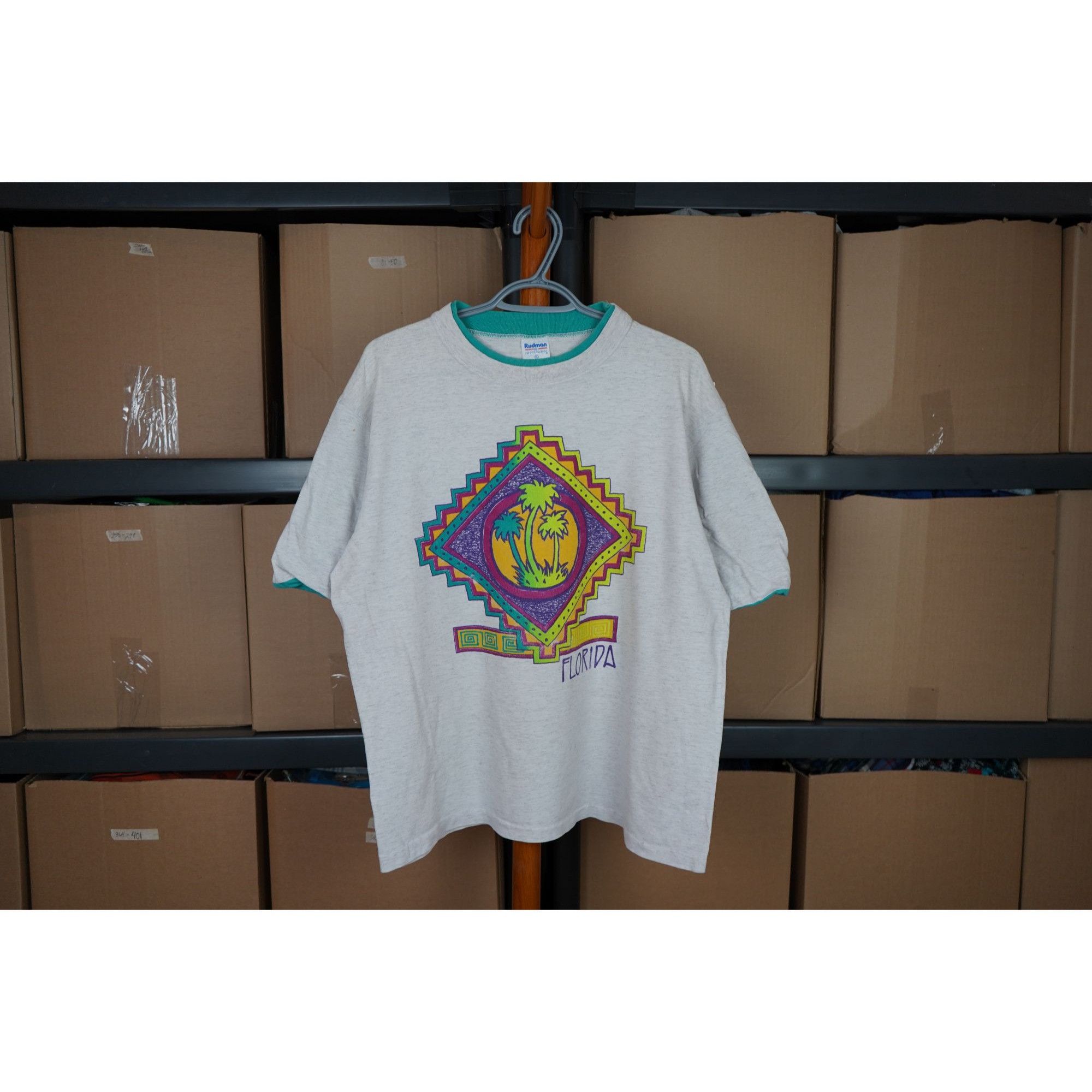 Vintage Vintage Florida Souvenir Tshirt Grey Women's XL #452 Size XL / US 12-14 / IT 48-50 - 1 Thumbnail