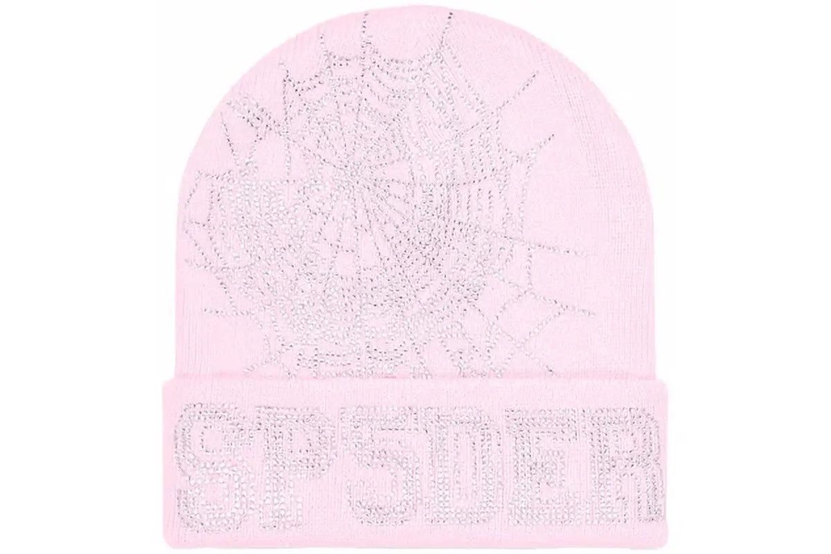 image of Spider Worldwide Spider Pink Web Beanie, Men's