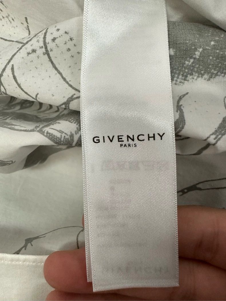 Givenchy Givenchy Size41 Graffiti Print Short Sleeve Shirt Size US M / EU 48-50 / 2 - 4 Thumbnail