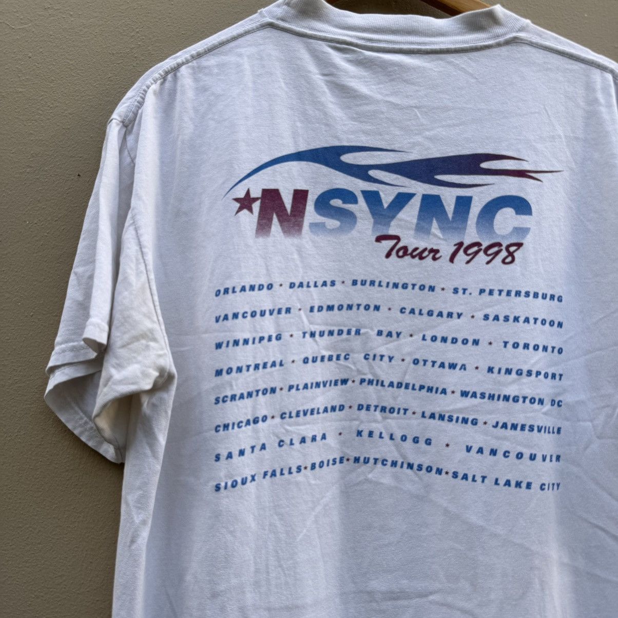Rap Tees × Vintage Vintage nsync 1998 t shirt Size US L / EU 52-54 / 3 - 5 Thumbnail