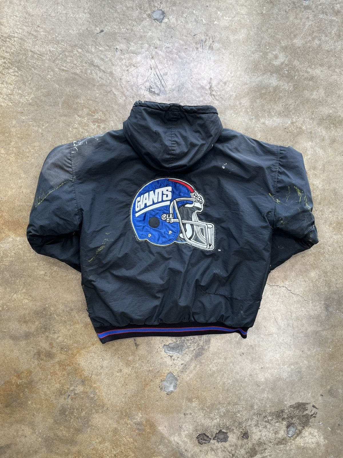NFL Vintage 90s NFL Starter New York Giants Helmet Jacket Large Size US L / EU 52-54 / 3 - 2 Thumbnail