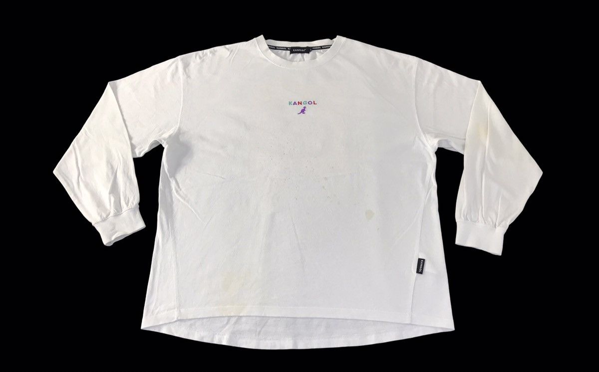 Designer Kangol Bandana Box Logo Longsleeve Tee T-shirt Size US XL / EU 56 / 4 - 2 Thumbnail
