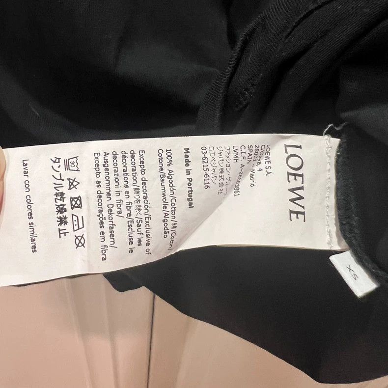 Loewe loewe Black Short Sleeve 2505-Nextarrow Size US XS / EU 42 / 0 - 5 Thumbnail