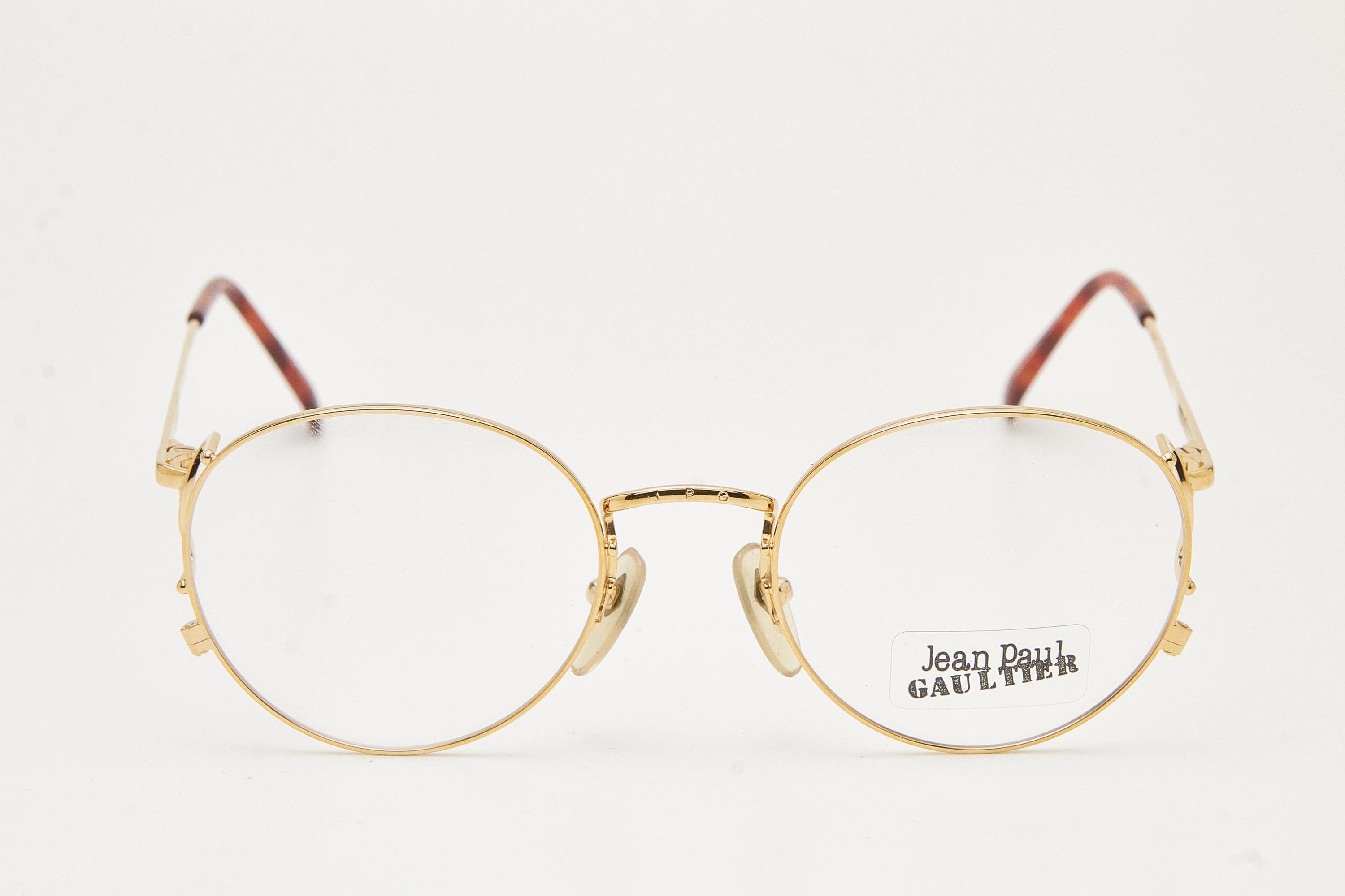 Jean Paul Gaultier JEAN PAUL GAULTIER 55-3178 22k Gold Plated Frame Size ONE SIZE - 12 Thumbnail
