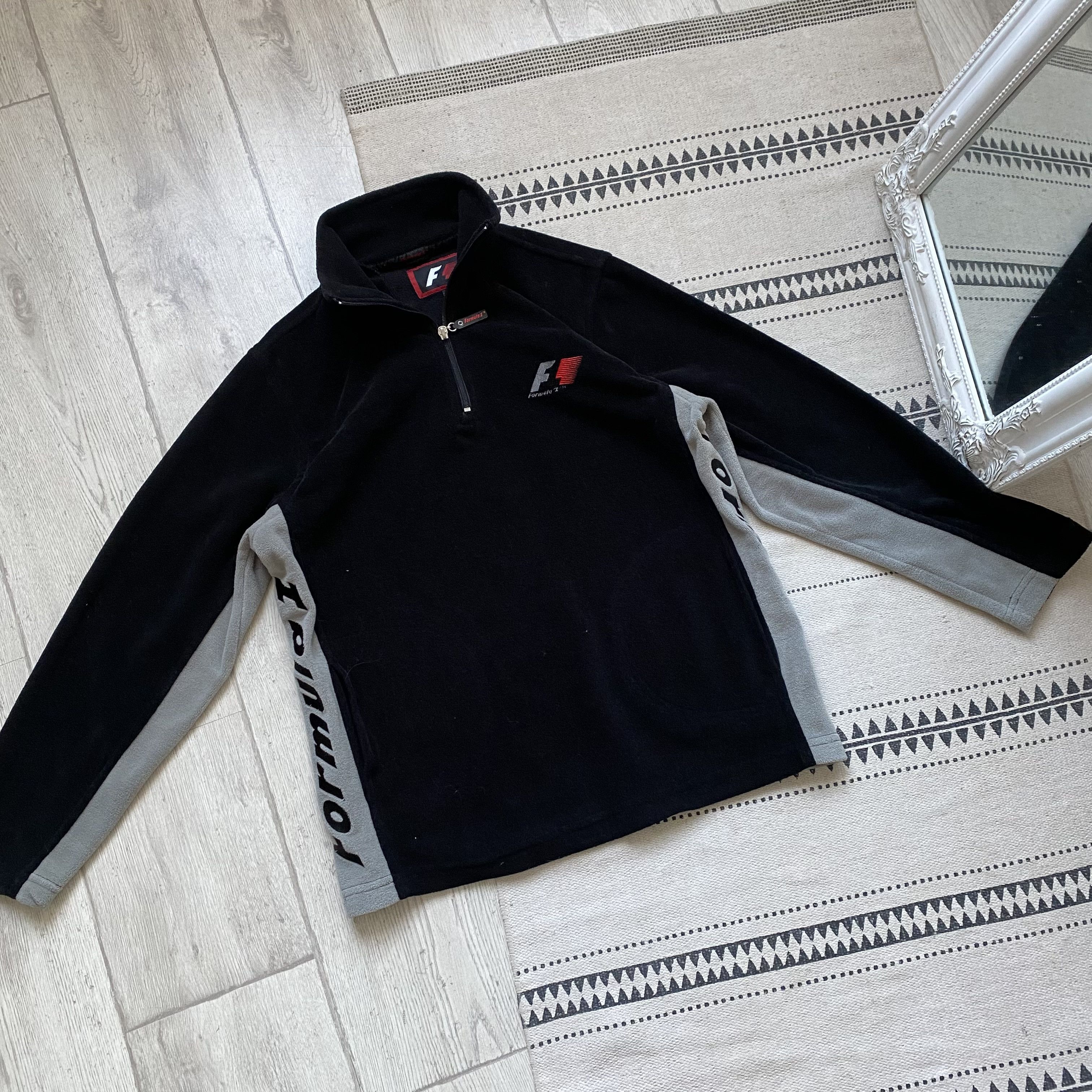 Ferrari 🏎️ Vintage Racing Formula 1 fleece sweater half zip logo Size US S / EU 44-46 / 1 - 5 Thumbnail
