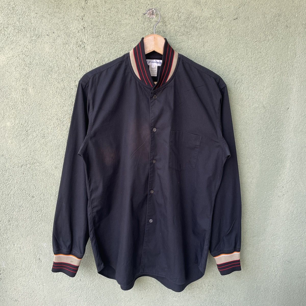 Comme des Garcons Vintage Comme Des Garcons Black Button Ups Shirt Size US S / EU 44-46 / 1 - 1 Thumbnail