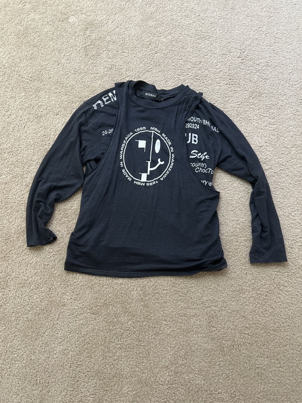 Misbhv MISBHV long sleeve top with tank top Size US S / EU 44-46 / 1 - 2 Thumbnail
