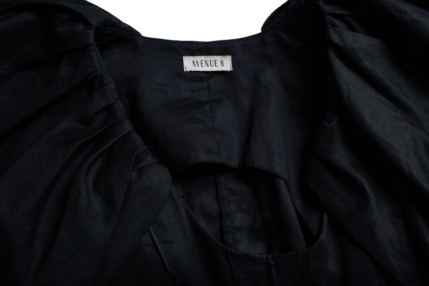 Eighth Avenue Avenue 8, Playsuit in black with ruffled shoulders Size 28" / US 6 / IT 42 - 6 Thumbnail