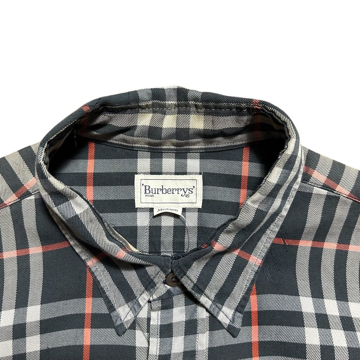 Burberry Vintage Burberrys Monogram Button Shirt Size M / US 6-8 / IT 42-44 - 4 Thumbnail