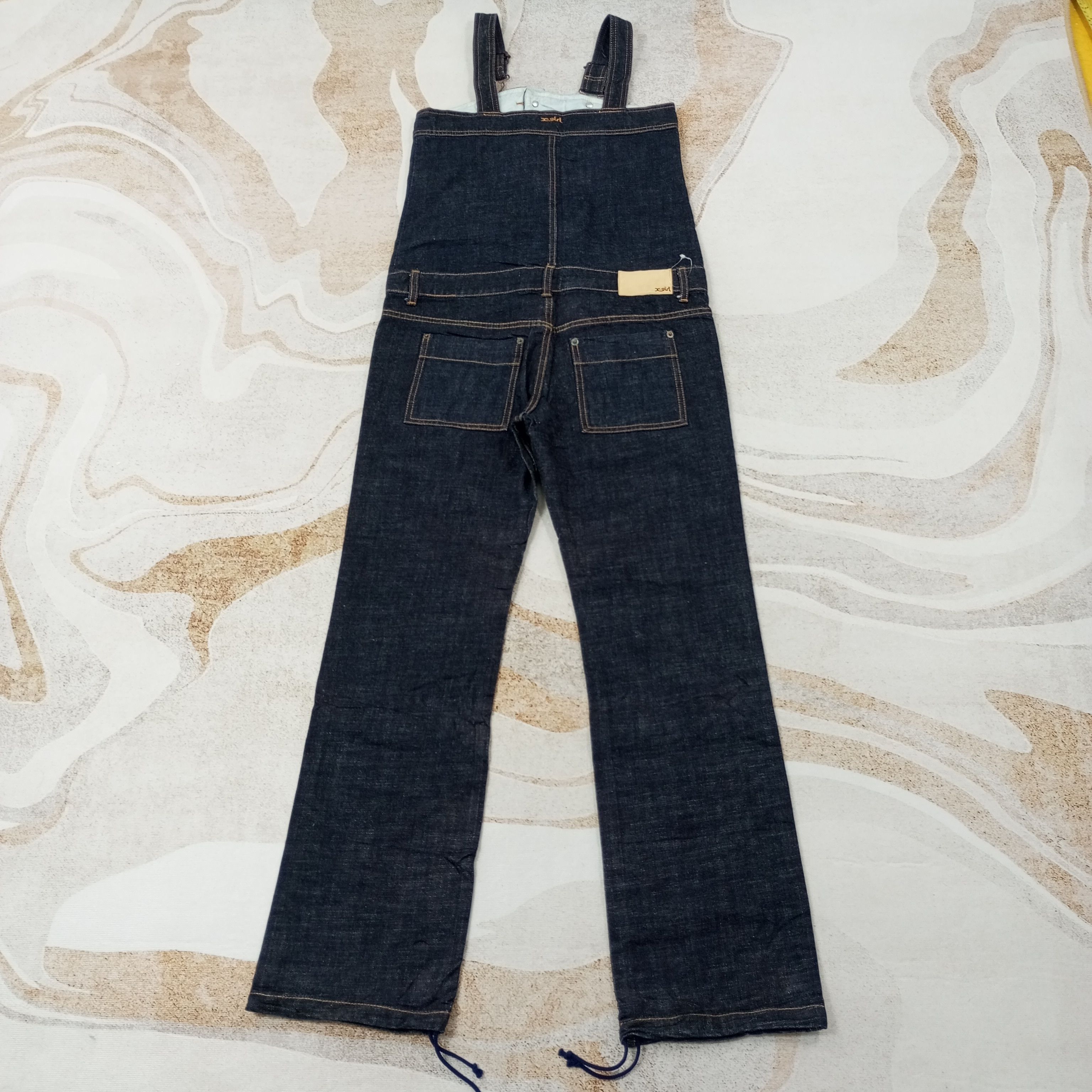 Vintage X-Girl Streetwear Overall Jeans c235n13 Size US 35 - 6 Thumbnail
