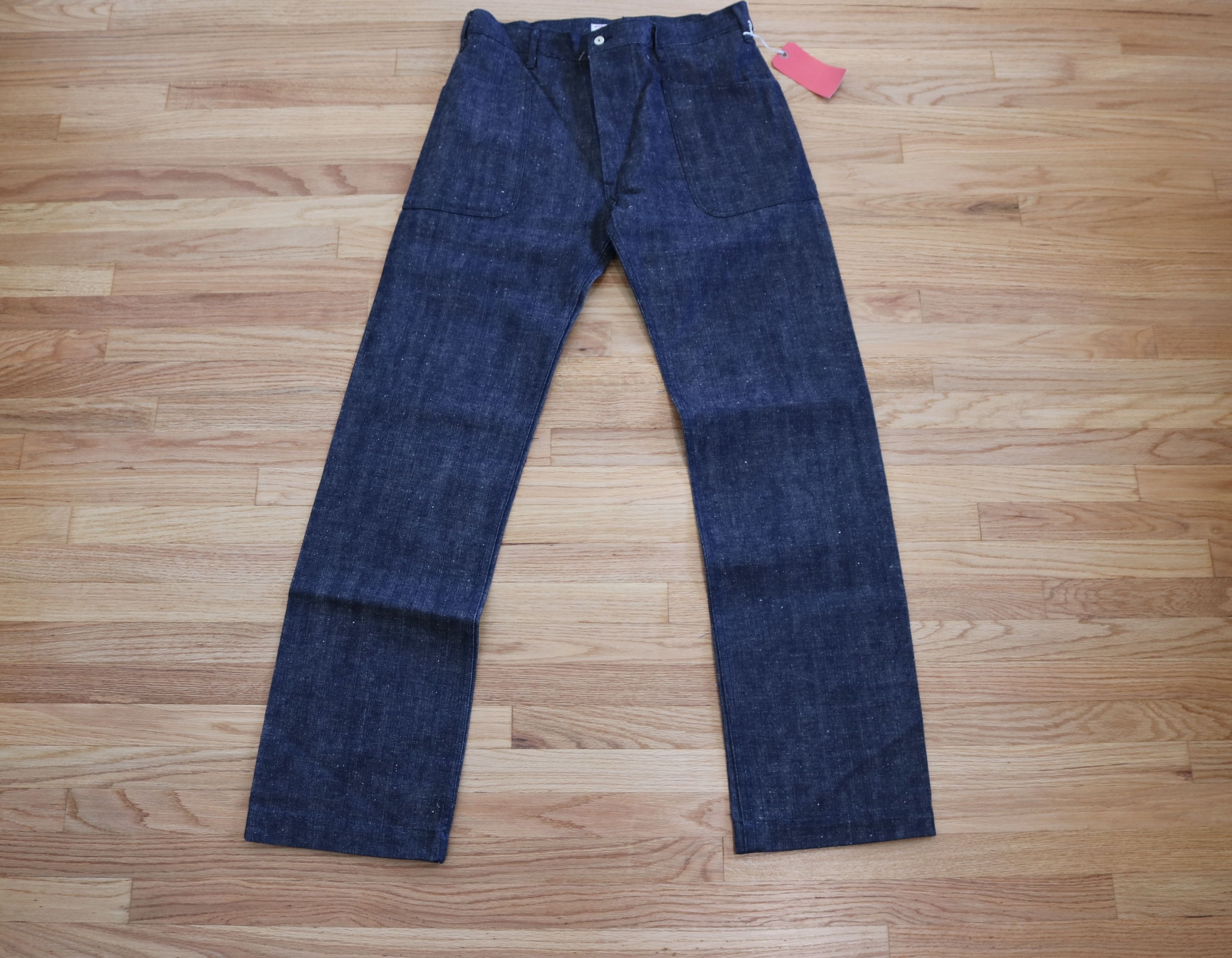 image of NWT Mister Freedom Topsiders Okinawa Denim "sea Hunt" 2014 in Indigo, Men's (Size 34)