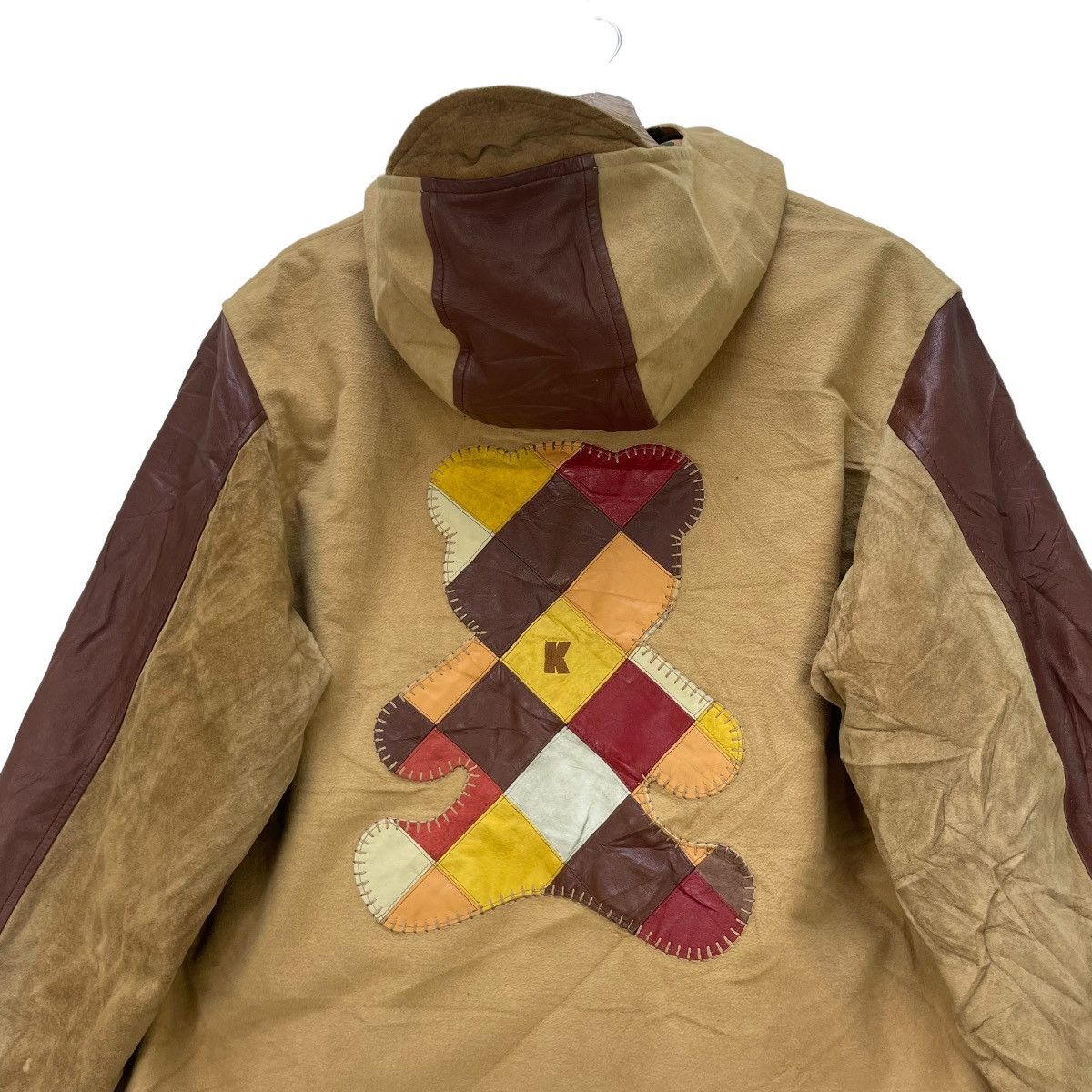 Japanese Brand 🔥Karl Helmut Little Bear Pacthwork Hooded Jacket Size US M / EU 48-50 / 2 - 5 Thumbnail