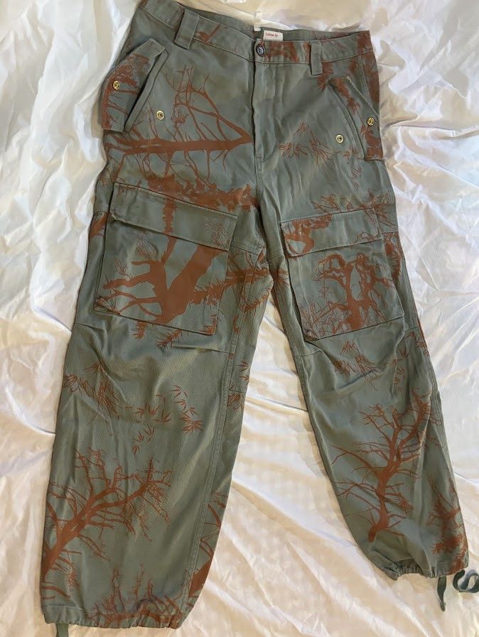 H&M Edition by H&M "Max" Tree Print Cargo Pants -Size 36/32 Size US 36 / EU 52 - 2 Thumbnail