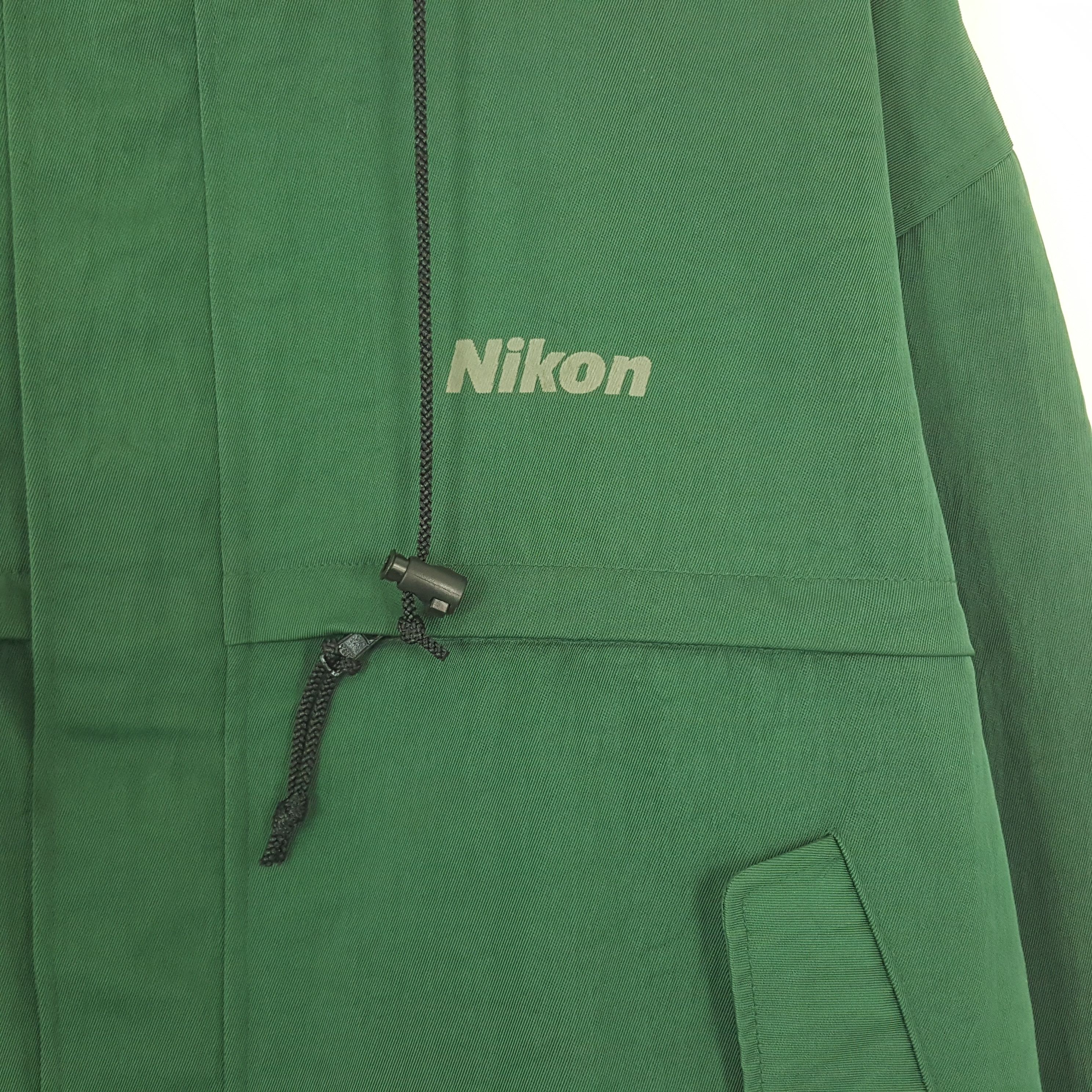 Nikon × Vintage Vintage Nikon Zipper Windbreaker Jacket Size US M / EU 48-50 / 2 - 2 Thumbnail
