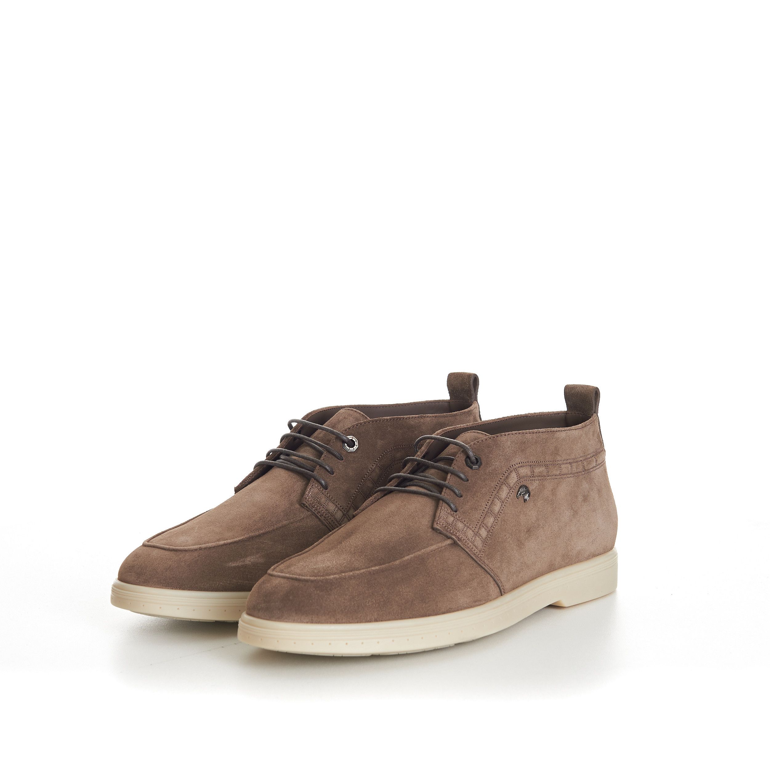 Stefano Ricci Brown Suede Lace Up Chukka Boots With Rubber Soles Size US 11 / EU 44 - 3 Thumbnail