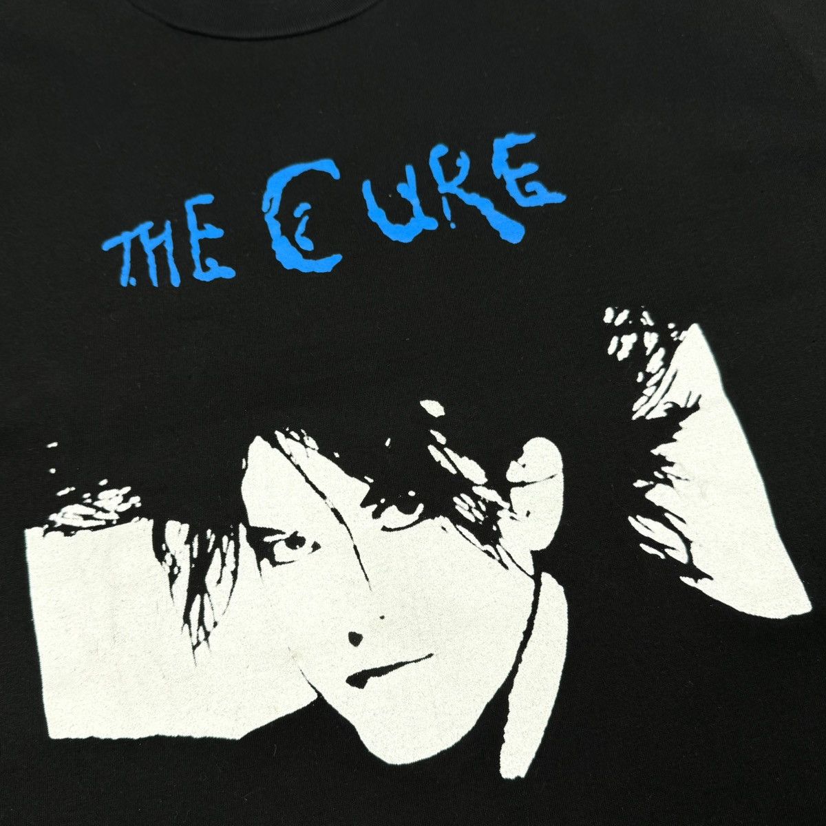 Band Tees Vintage The Cure Robert Smith Euro Bootleg T Shirt Size US L / EU 52-54 / 3 - 4 Thumbnail