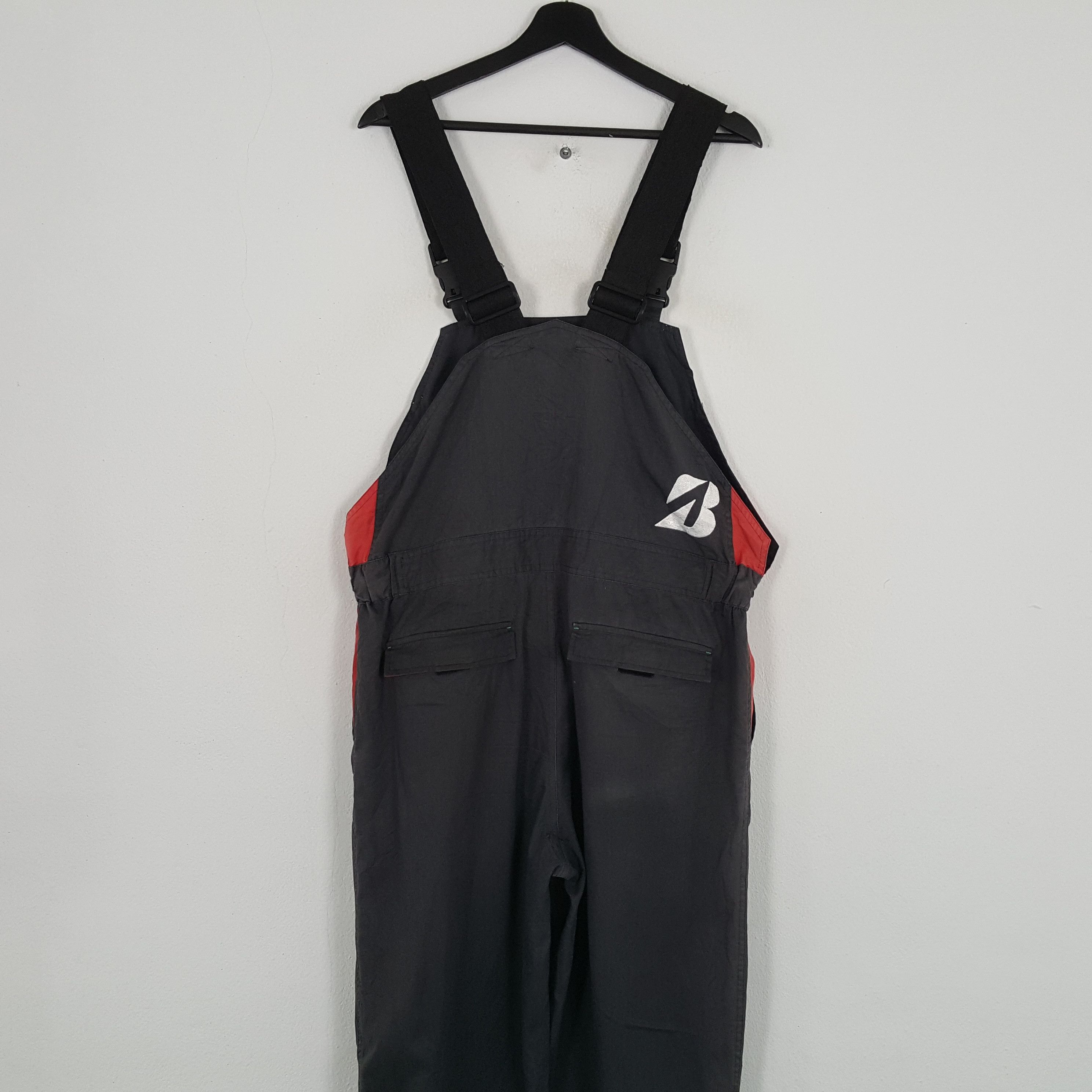 Vintage BRIDGESTONE Overall Pants Racing Motorsports Style Size US 37 - 5 Thumbnail