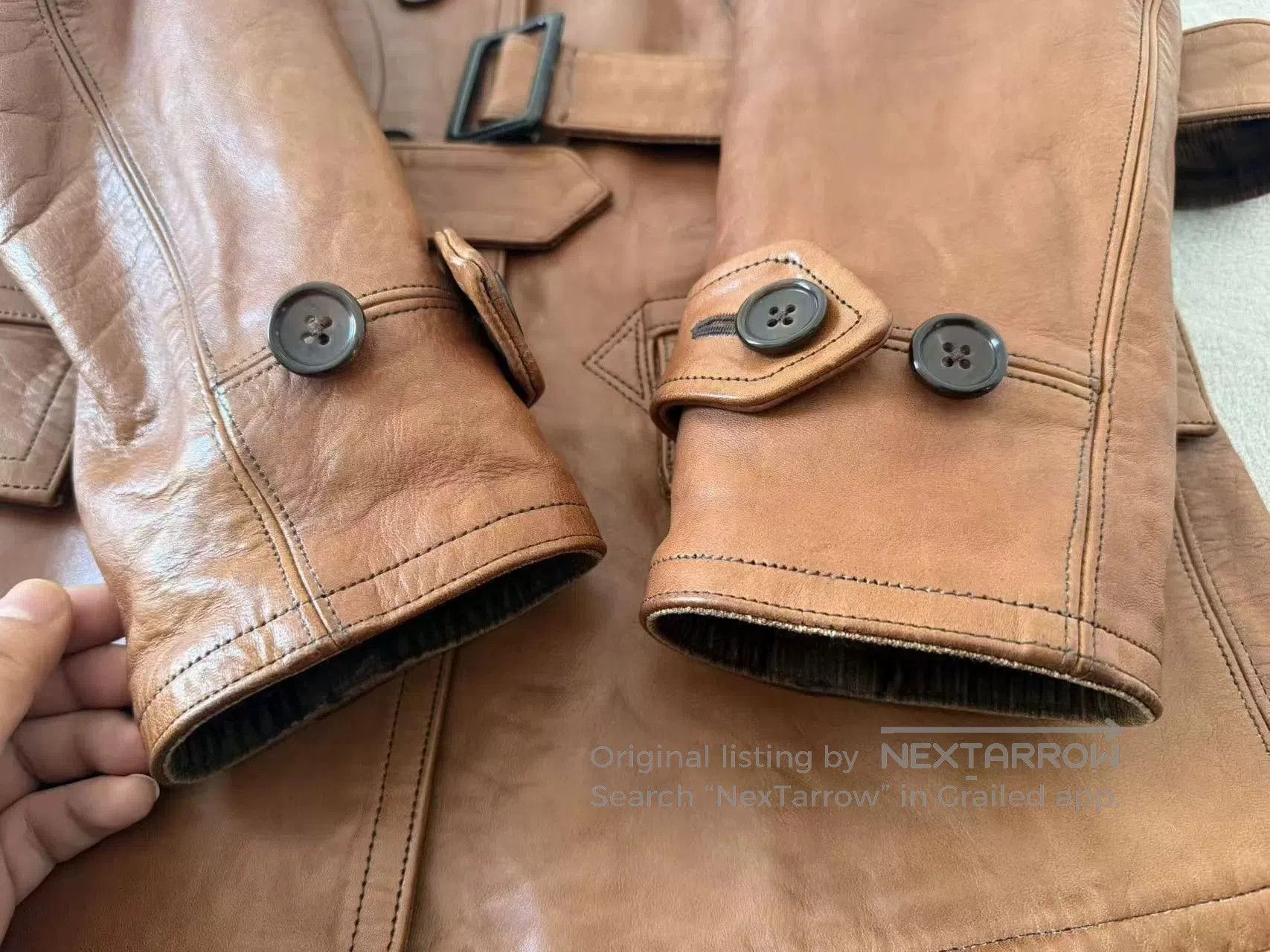 Old Joe Vintage Brown Farm Style Coat. Size US M / EU 48-50 / 2 - 6 Thumbnail
