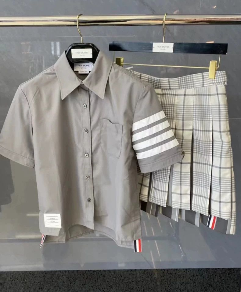 Thom Browne Thom Browne size38 Grey shirt Size XS / US 0-2 / IT 36-38 - 1 Thumbnail