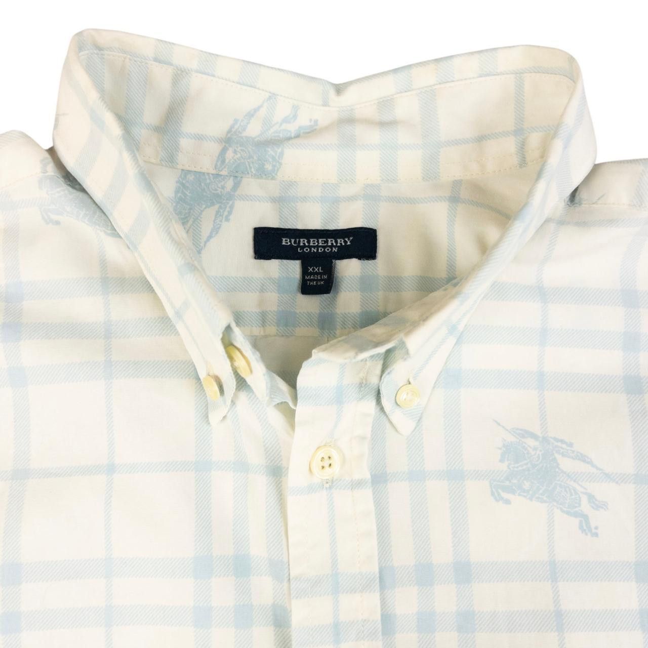 Burberry Burberry Nova Check Monogram Button Up Shirt Size XXL Size US XXL / EU 58 / 5 - 3 Thumbnail