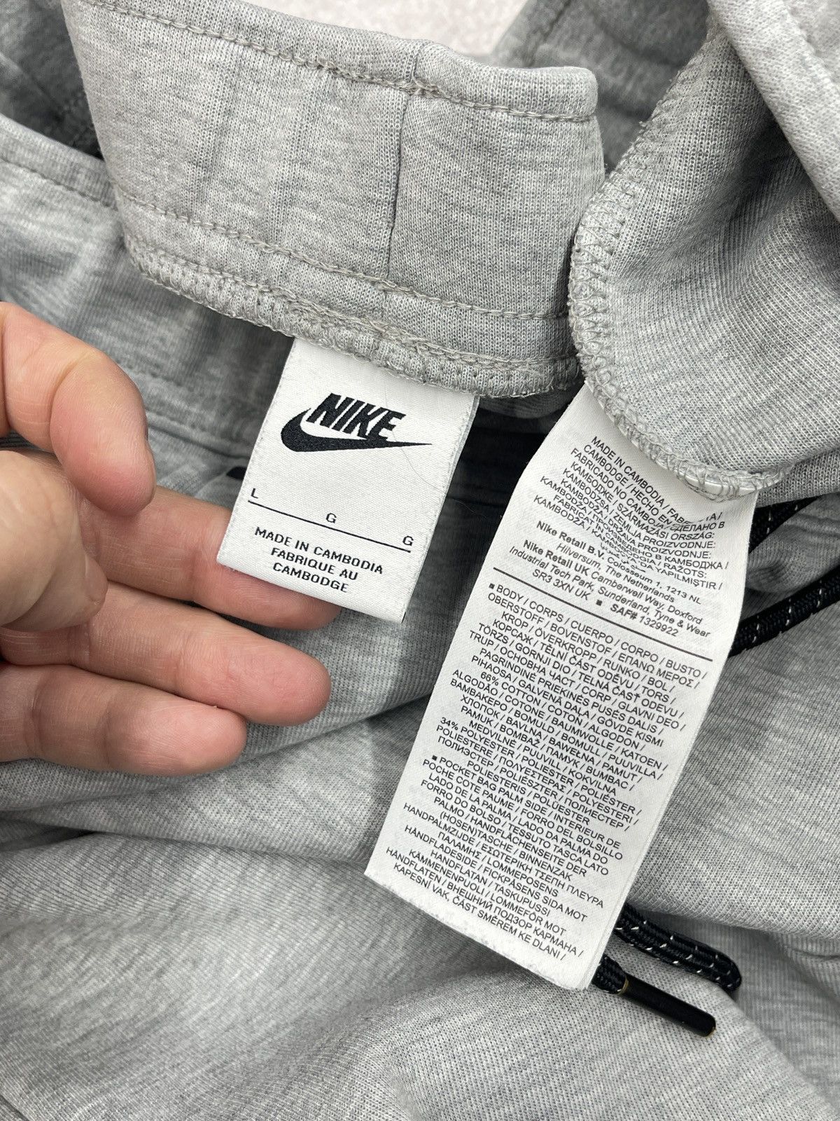 Nike Mens Nike Tech Fleece Sweatpants Grey Drill Y2K TECH ACG Size US 34 / EU 50 - 11 Thumbnail