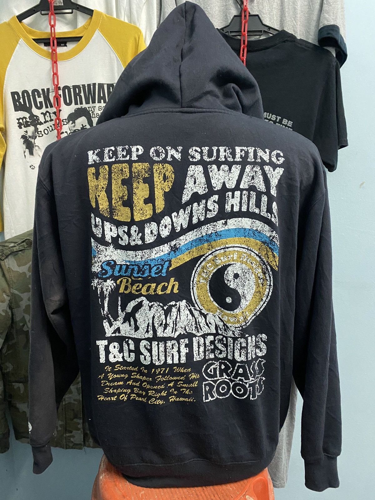 Ron Jon Surf Shop Vintage tnc surf hoodies zipper 🚀 Size US L / EU 52-54 / 3 - 7 Thumbnail