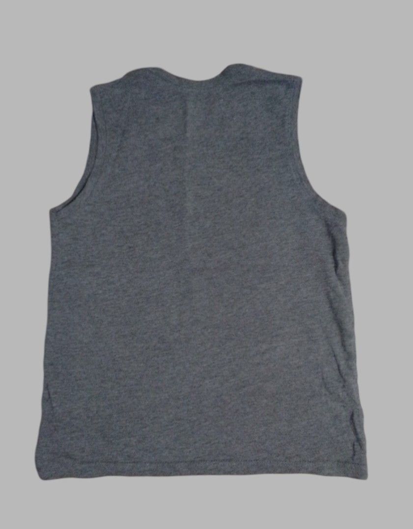 Old Navy Girls Gray STAY WILD Sleeveless Graphic Tank Top Size M / US 6-8 / IT 42-44 - 3 Thumbnail