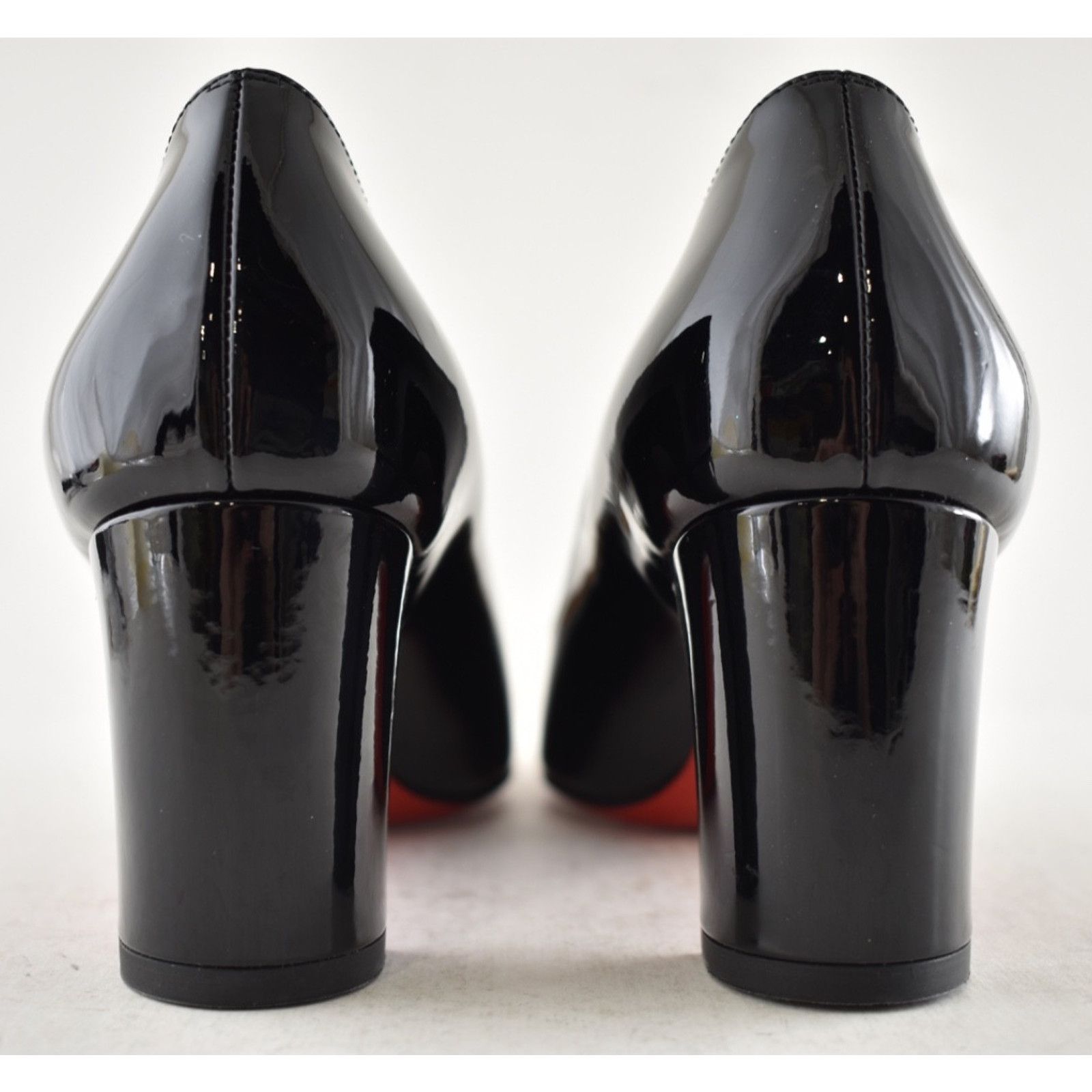 Christian Louboutin Christian Louboutin Cadrilla 70 Patent Block Heel Pump 35 Size US 5 / IT 35 - 14 Thumbnail
