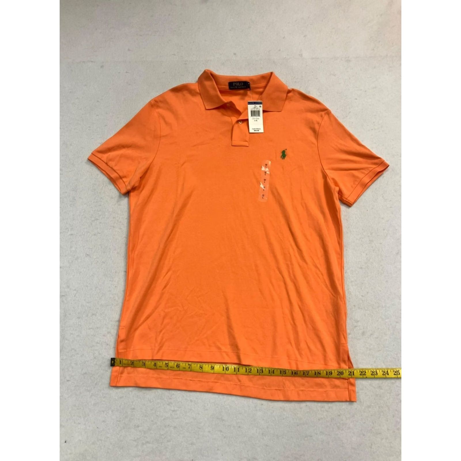 Ralph Lauren Ralph Lauren Polo Men Orange Large 100% Cotton Polo Shirt Mens Large Orange Polo Shirt Size US L / EU 52-54 / 3 - 5 Thumbnail