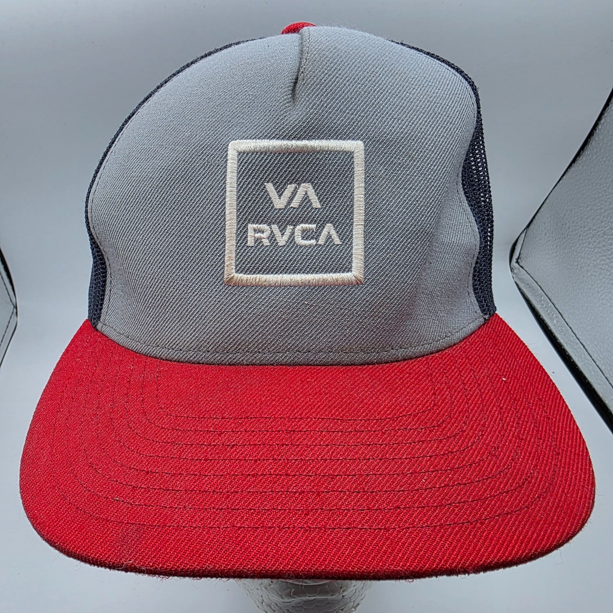 RVCA RVCA Mens VA All The Way Trucker Hat Mesh Back Breathable Ad Size ONE SIZE - 1 Thumbnail