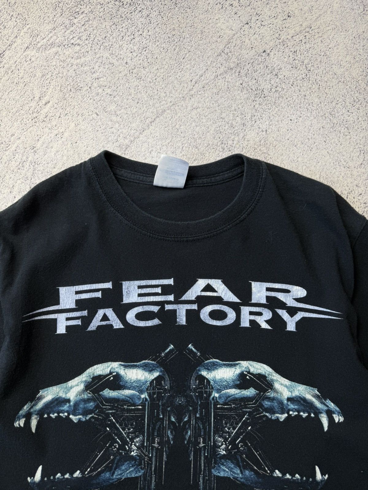 Band Tees Vintage Fear Factory Replica Rock T Shirt Y2K Size US S / EU 44-46 / 1 - 14 Thumbnail