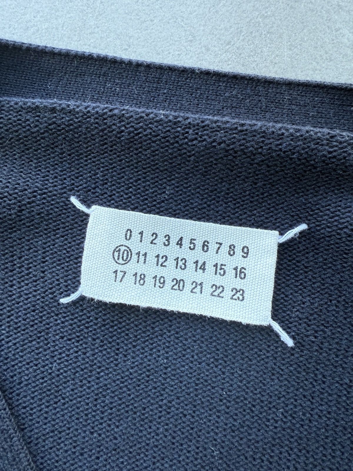 Maison Margiela Early MARTIN MARGIELA Line 10 Abstract Yoke Navy Cardigan Size US S / EU 44-46 / 1 - 8 Thumbnail