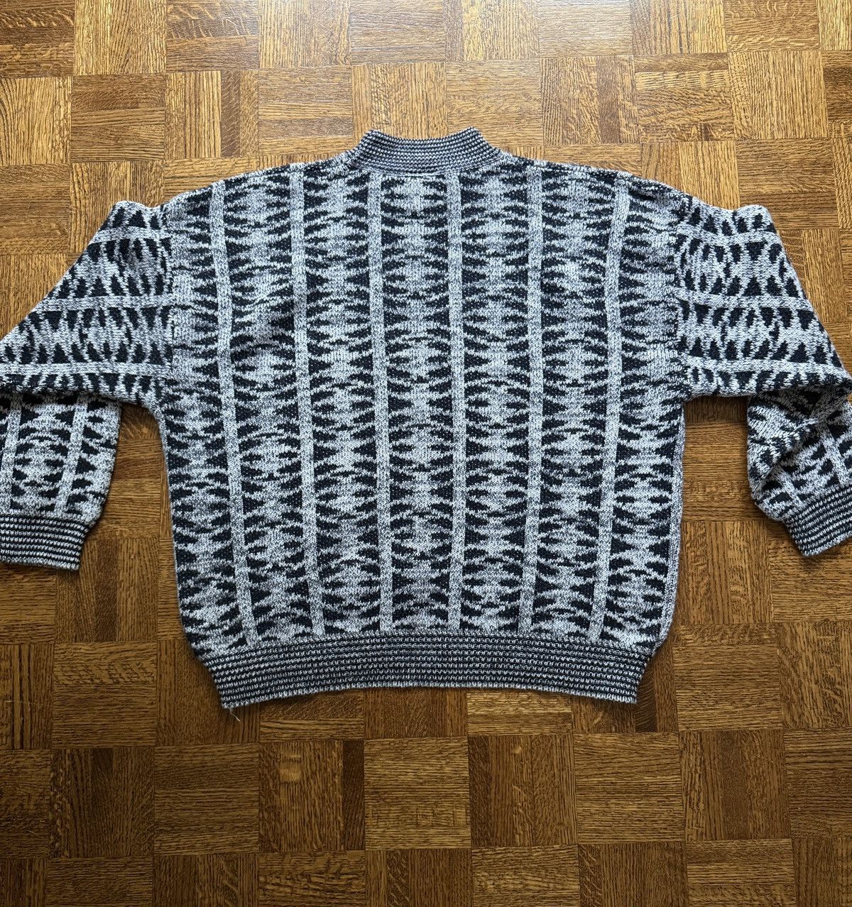Vintage Vintage Textured Knit Boxy Sweater Size US XL / EU 56 / 4 - 5 Thumbnail