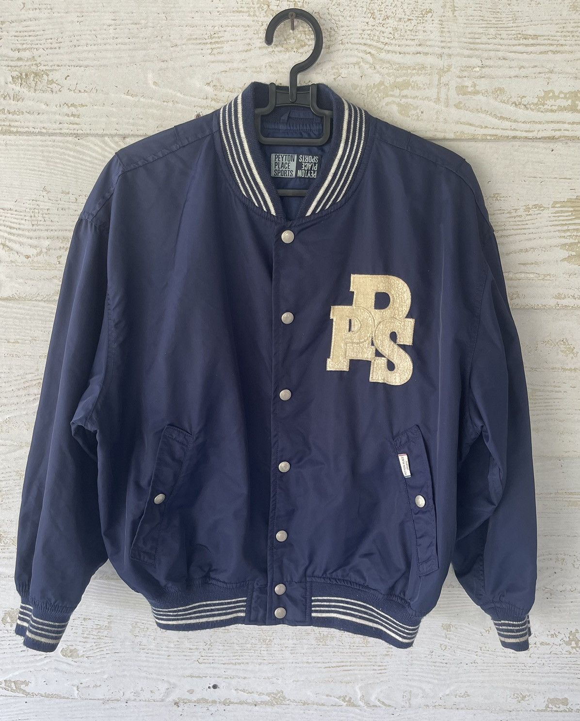 Vintage PEYTON PLACE SPORTS BOMBER JACKET JAPAN Size US M / EU 48-50 / 2 - 2 Thumbnail