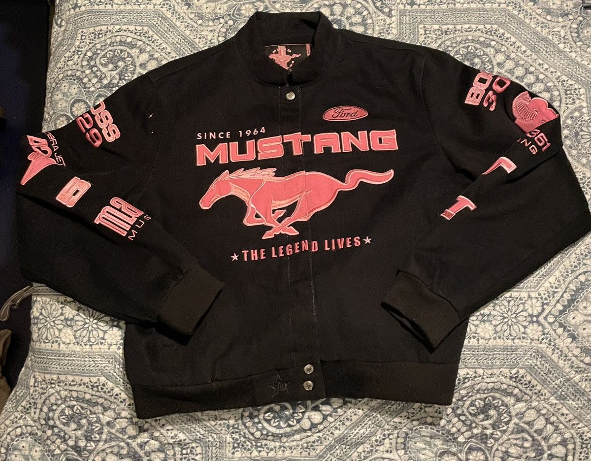 NASCAR × Vintage X-Large Mustang Racing Jacket Size XL / US 12-14 / IT 48-50 - 1 Thumbnail