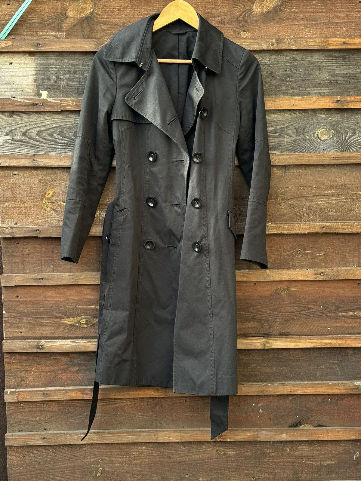 If Six Was Nine Made in Japan Manouqua black belt trench coat Size XS / US 0-2 / IT 36-38 - 1 Thumbnail