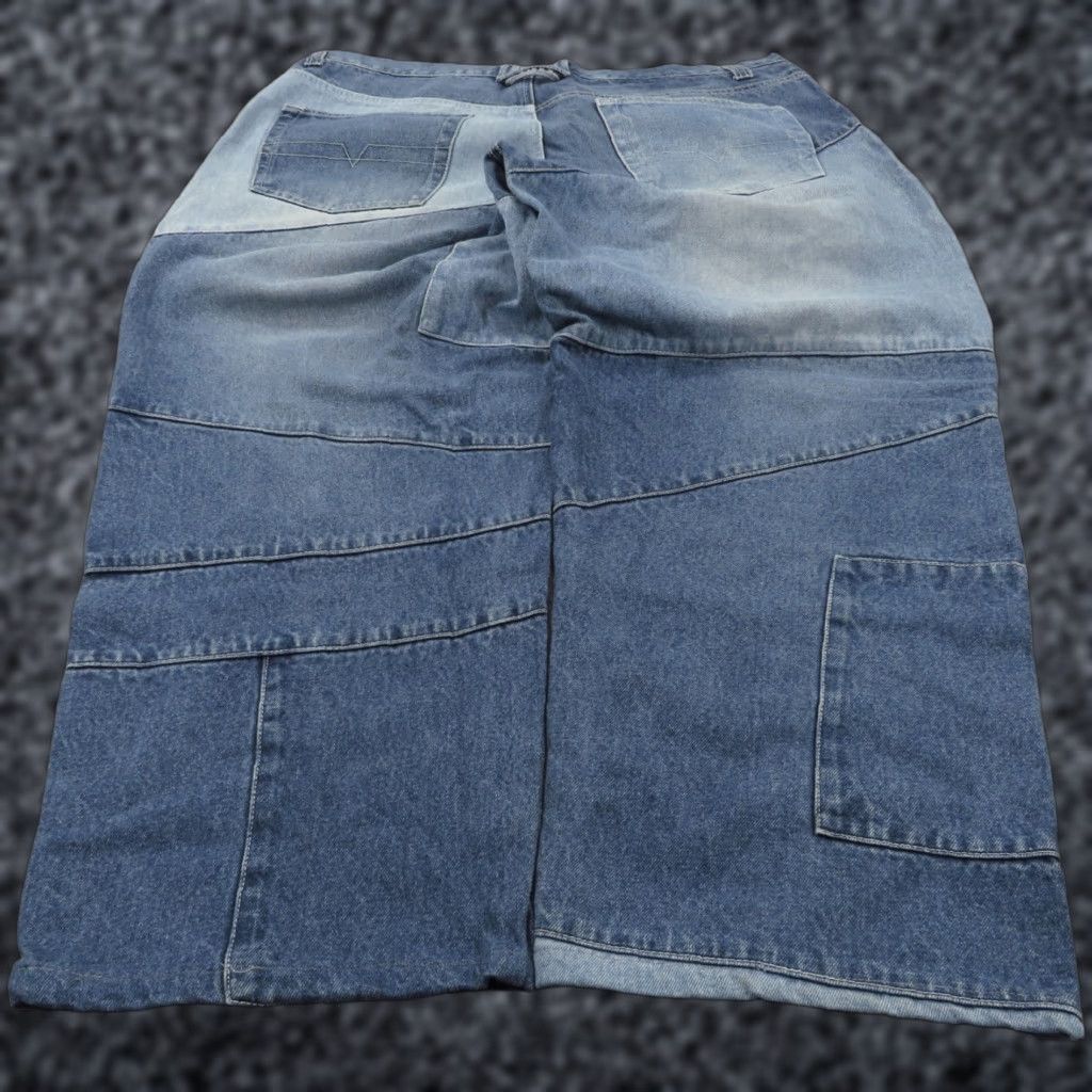 VIBE VIBES Baggy Jeans Mens 40 Y2K Patchwork Skater Grunge Wide 10 Leg Opening Pipes VIBES Jeans Size US 40 / EU 56 - 1 Thumbnail