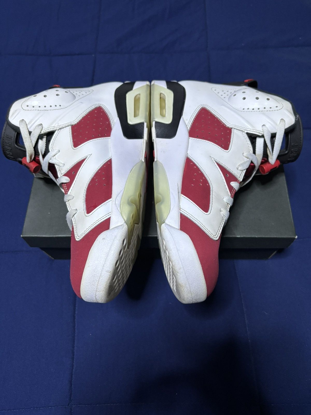 Jordan Brand Jordan 6 Retro OG Carmine 2021 Size 11.5 Size US 11.5 / EU 44-45 - 3 Thumbnail
