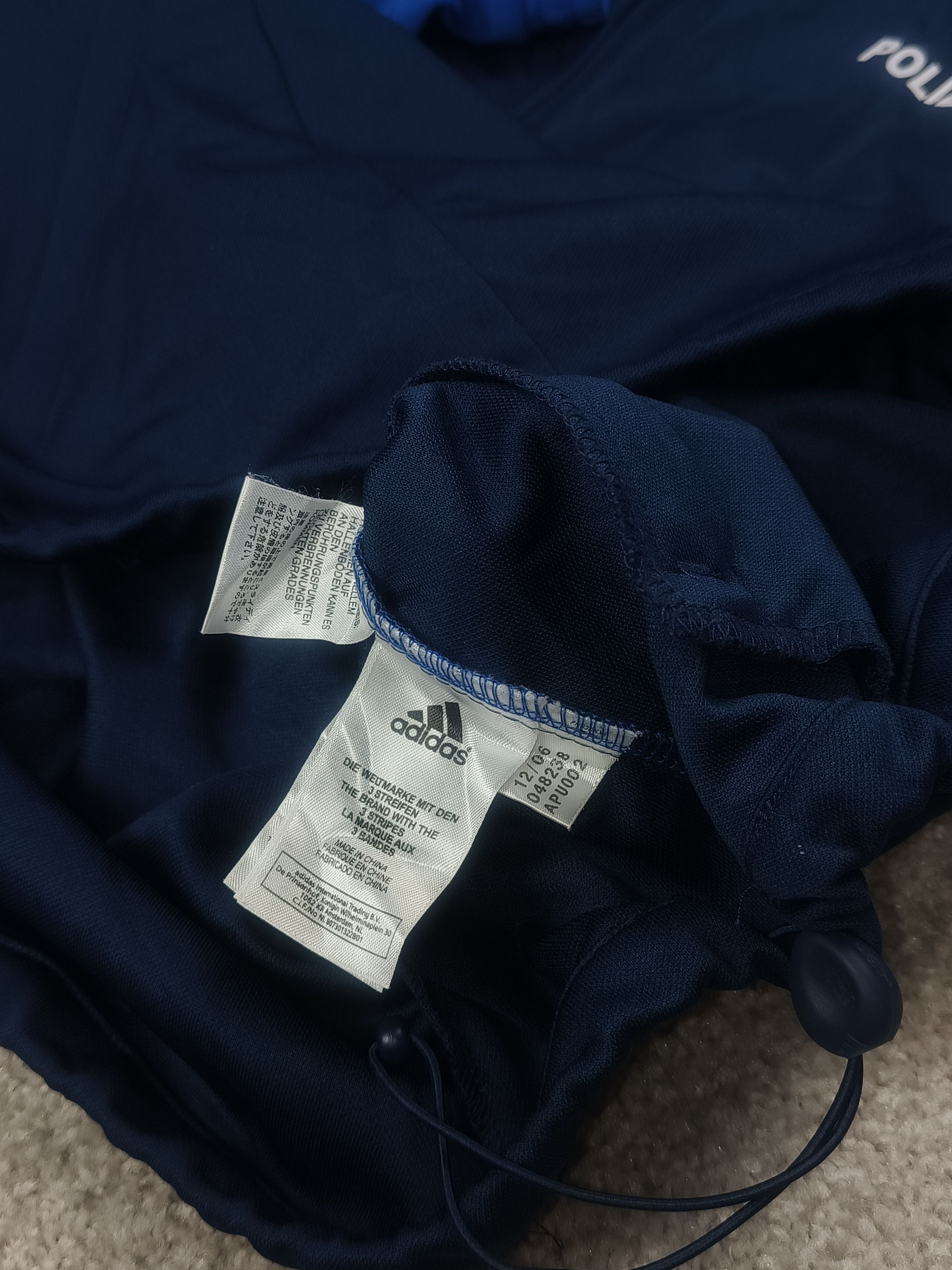 Adidas Adidas Polizei SL Team Track Jacket Size US XL / EU 56 / 4 - 6 Thumbnail