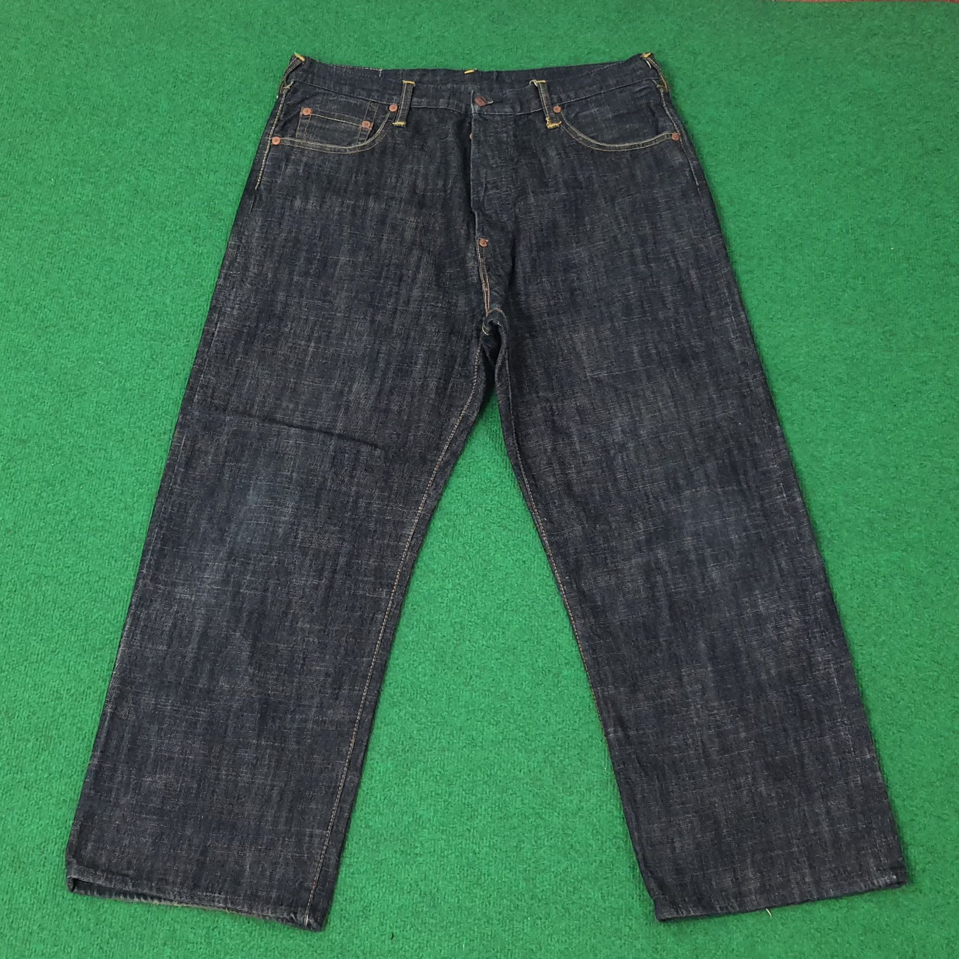 Evisu Vintage Evisu Paris Selvedge Japan Brand Jeans C258N30 Size US 37 - 4 Thumbnail
