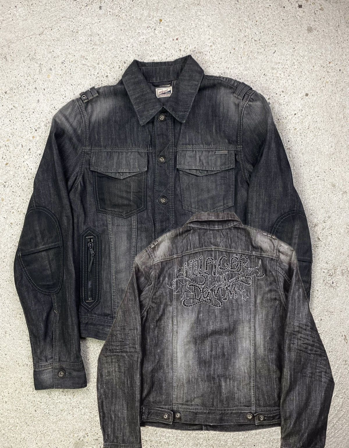 Tommy Hilfiger Tommy hilfiger coal wash denim jeans jacket vintage y2k Size US L / EU 52-54 / 3 - 1 Thumbnail