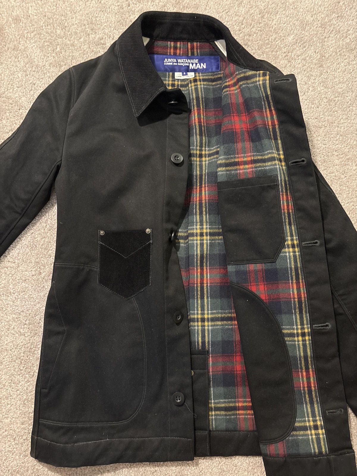 Junya Watanabe JUNYA WATANABE AW2012 Cotton and Wool Jacket Size US S / EU 44-46 / 1 - 2 Thumbnail