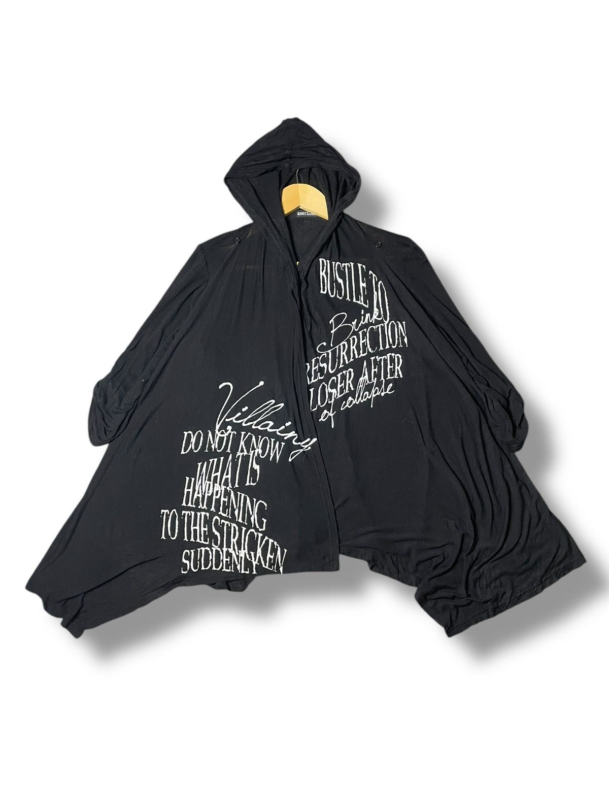 If Six Was Nine × Japanese Brand × Yasuyuki Ishii Ghost of Harlem Hooded Outerwear Cardigan (61) Size US S / EU 44-46 / 1 - 2 Thumbnail