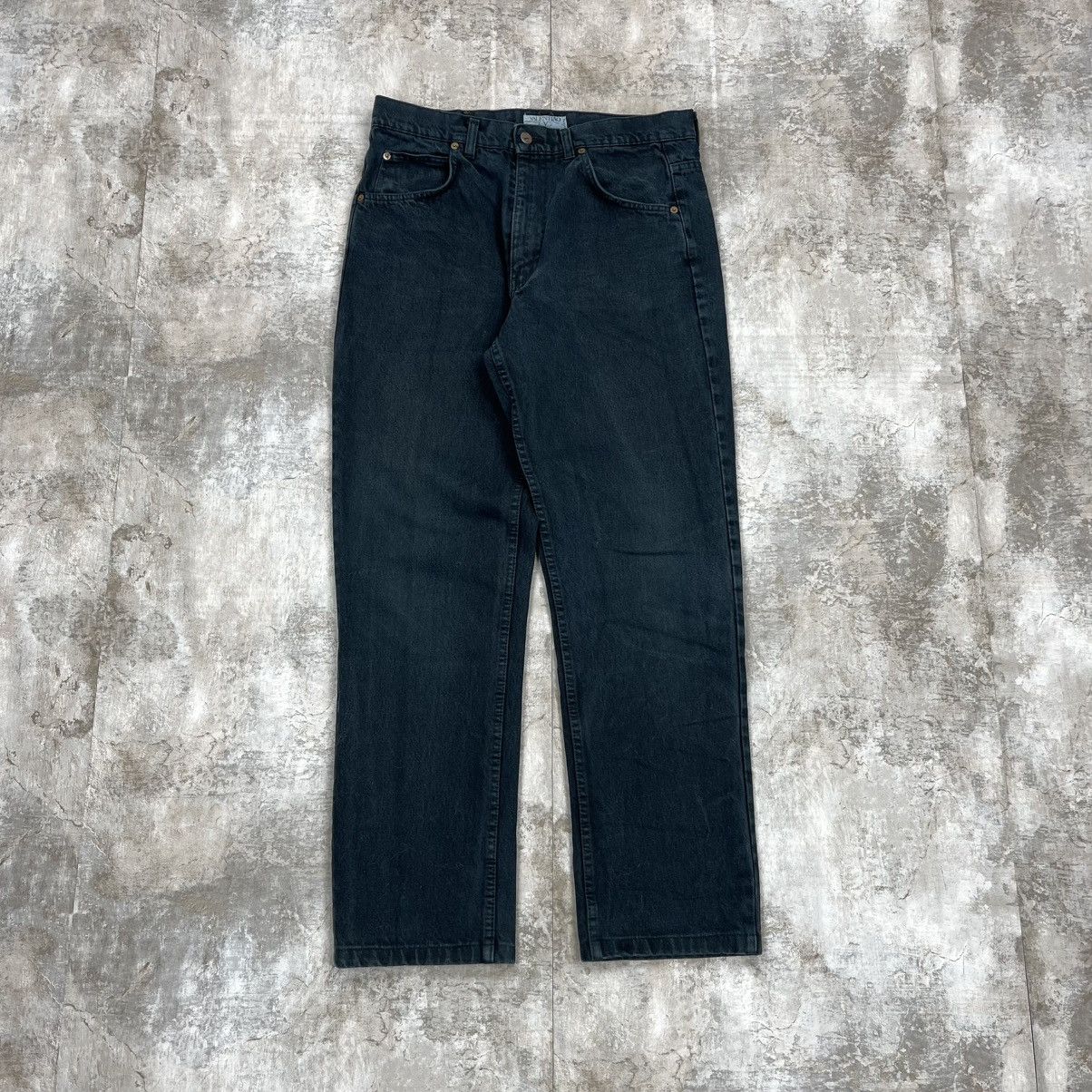 Valentino × Vintage VINTAGE VALENTINO DENIM JEANS WASHED BLACK Size US 38 / EU 54 - 7 Thumbnail