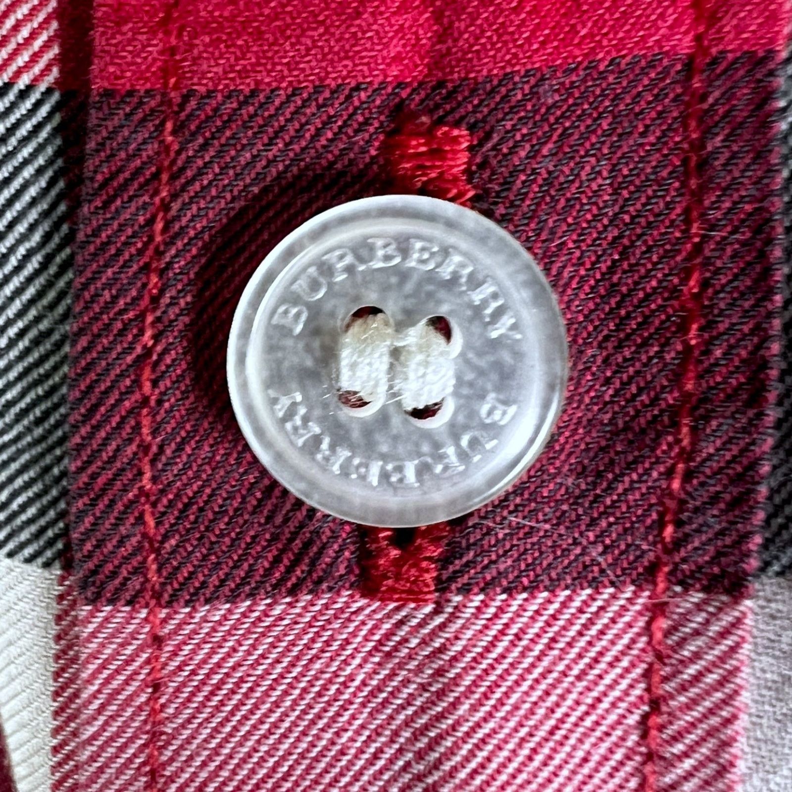Burberry Burberry Brit Red Check Print Button Shirt $495 Retail M Size US M / EU 48-50 / 2 - 9 Thumbnail