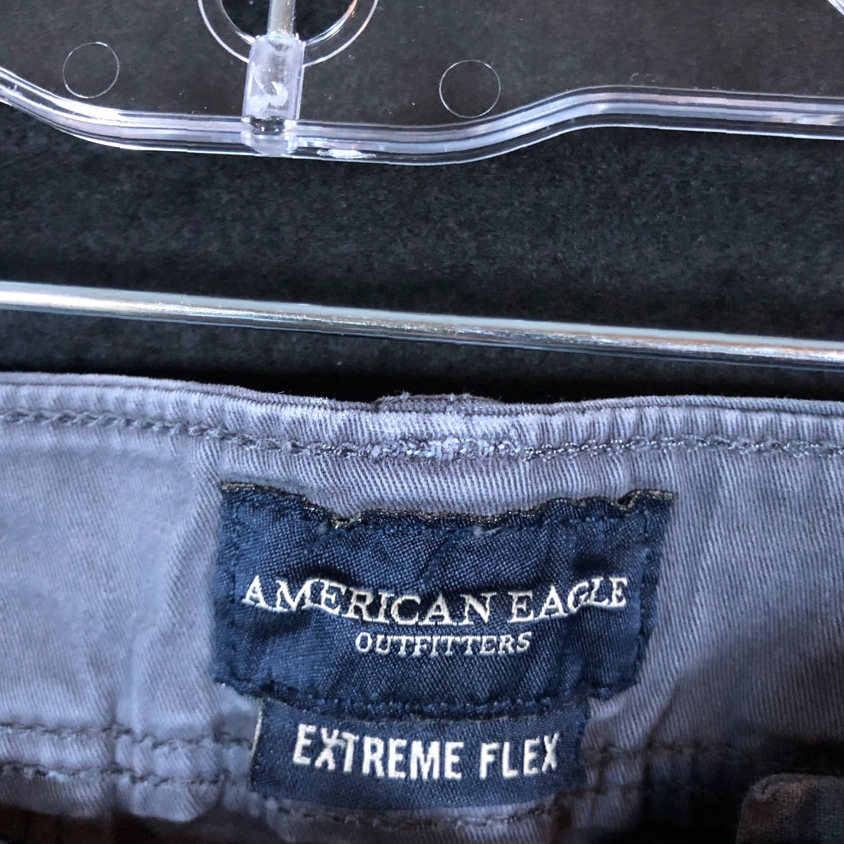 American Eagle Outfitters American Eagle Outfitters Mens Jeans Gray Denim Original Straight 33x32 Size US 33 - 4 Thumbnail