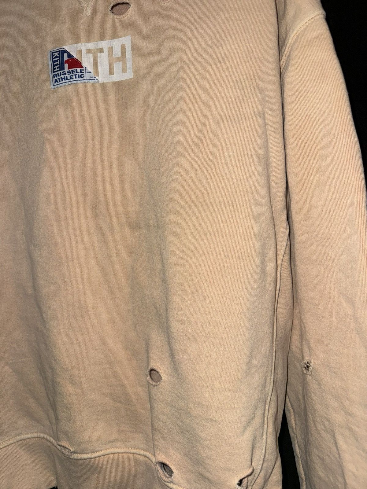 Kith × Russell Athletic Kith X Russell Athletic Crewneck Peach Medium Size US M / EU 48-50 / 2 - 8 Thumbnail