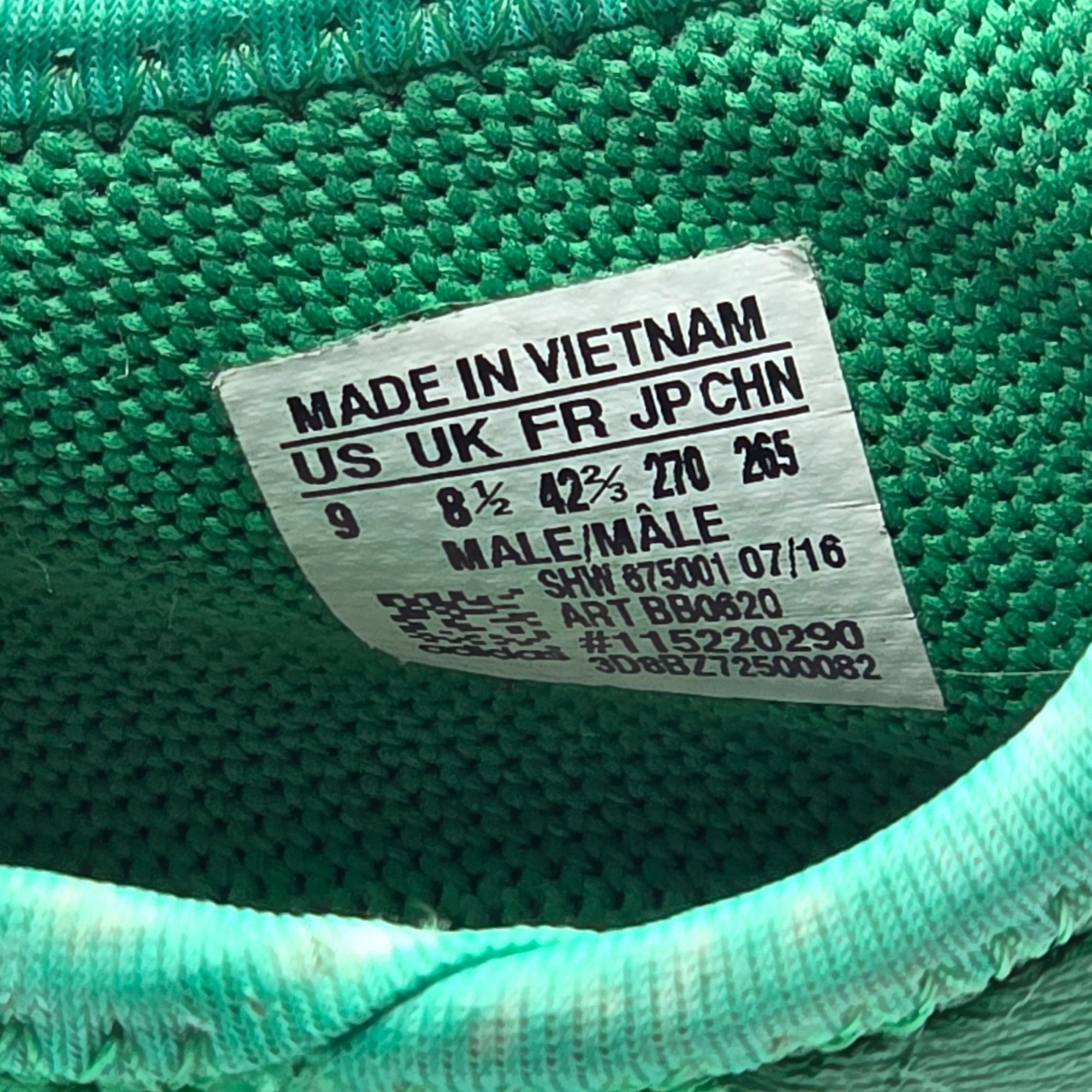 Adidas × Pharrell Adidas Pharrell x NMD Human Race Green Mens Size 9 Sneaker S Size US 9 / EU 42 - 7 Thumbnail